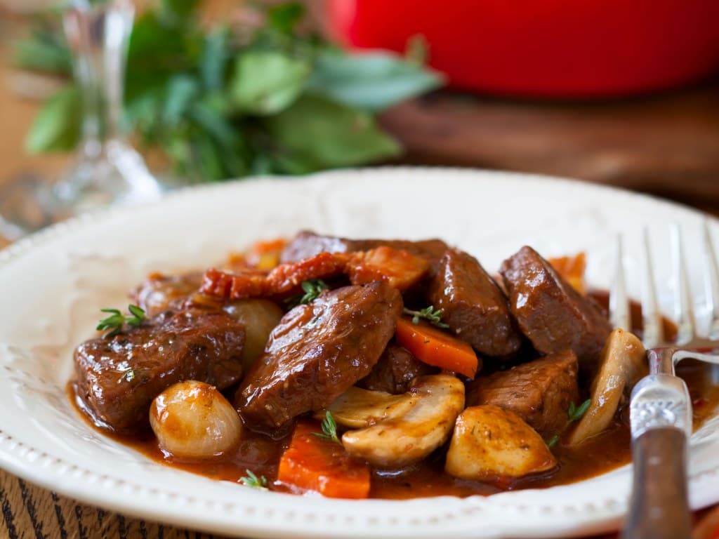 Bœuf bourguignon préparé par Cabiron